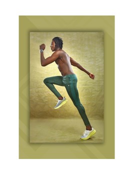 Technosport Or19 Melange Slim Fit Mens Track Pants (Hunter Green)