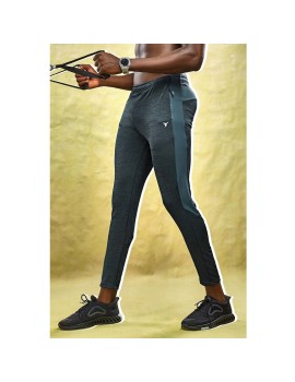 Technosport Or19 Melange Slim Fit Mens Track Pants (Dark Carbon) 
