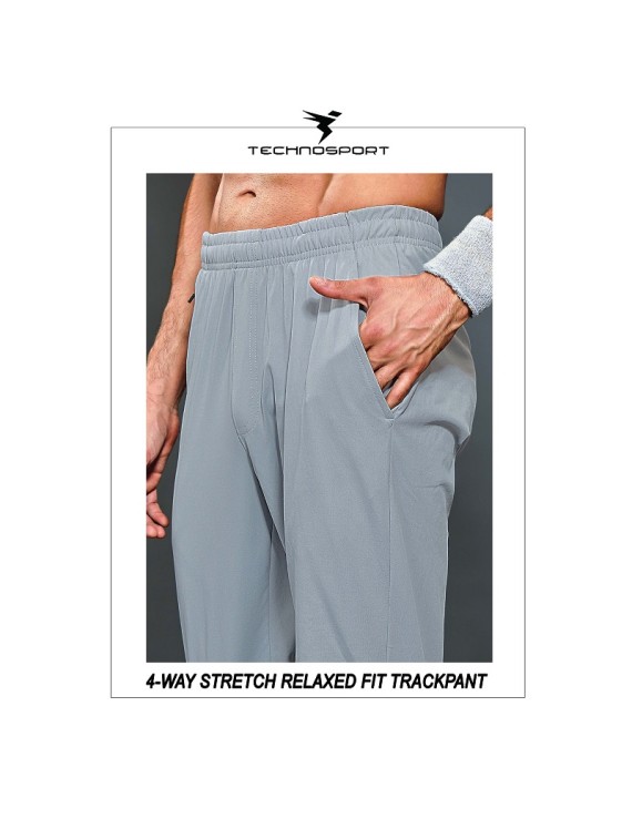 Technosport Or85 Solid Mens Track Pants (Lunar Grey)