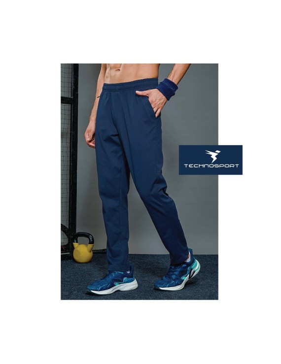 Technosport Or85 Solid Mens Track Pants (Navy Blue) 