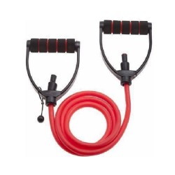 Sterling Resistance Band With D Handles Exercise Band (Red) 