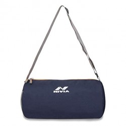 Nivia Basic Duffle Gym Bag (Navy Blue) 