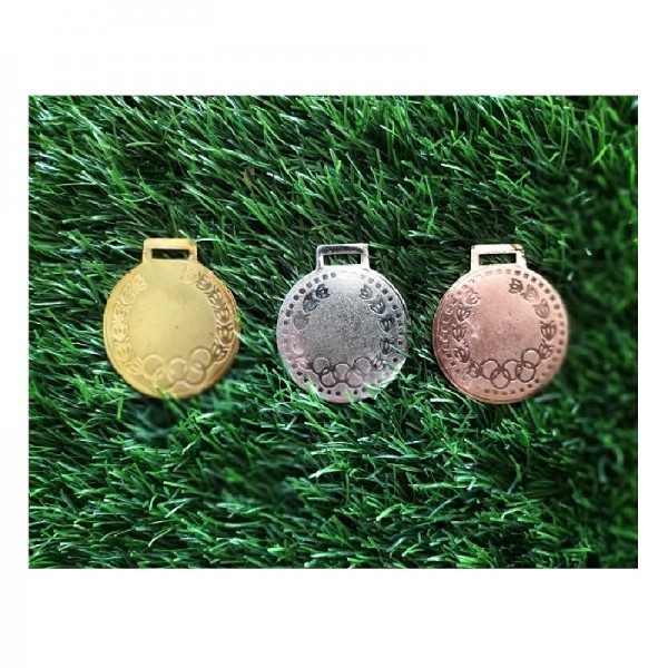 Customized Economy Gold, Silver, Bronze Victory Medal (2 Inches)