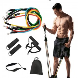 Resistance Band Set - 5 Bands With Accessories
