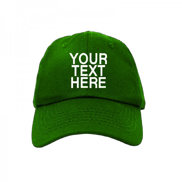 Buy Customized Sports Cap with your text and logo (Green) at lowest price - chendlasports.co.in