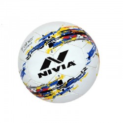 Nivia Trainer  Football - White/Blue - Size 3