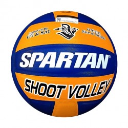 Spartan Super Leather Laminated Volleyball Ball (Size 4)