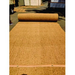 Full Pitch Cricket Mat - Natural Brown Colour
