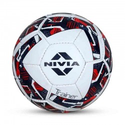 Nivia Trainer  Football - White/Black - Size 5