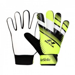Nivia Air Strike Football Goal Keeper Gloves  (Black Green)