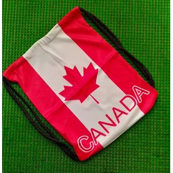 DRAWSTRING KIT BAGS WITH CANADA FLAG