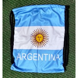 DRAWSTRING KIT BAGS WITH ARGENTINA FLAG