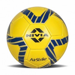 Nivia Air Strike Football Balls (Yellow) - Size 5