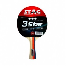 Stag Three Star Table Tennis Racket (Pack Of 1) 