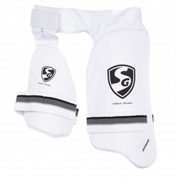 Sg Combo Ultimate Cricket Batting Thigh-Pads (White ) 