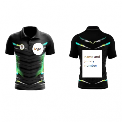 Customized Full Front And BacK Sublimation Cricket T-Shirt 