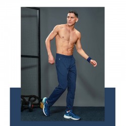 Technosport Or85 Solid Mens Track Pants (Navy Blue) 