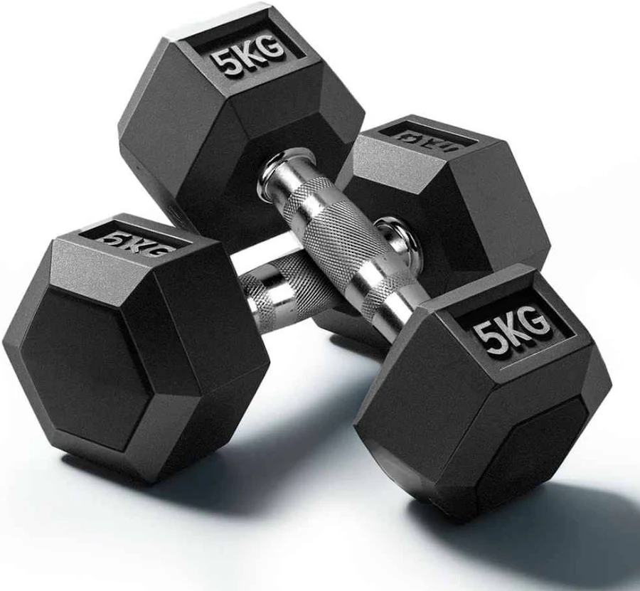 KOXTONS HEXA GYM DUMBELLS (5 KG PAIR)