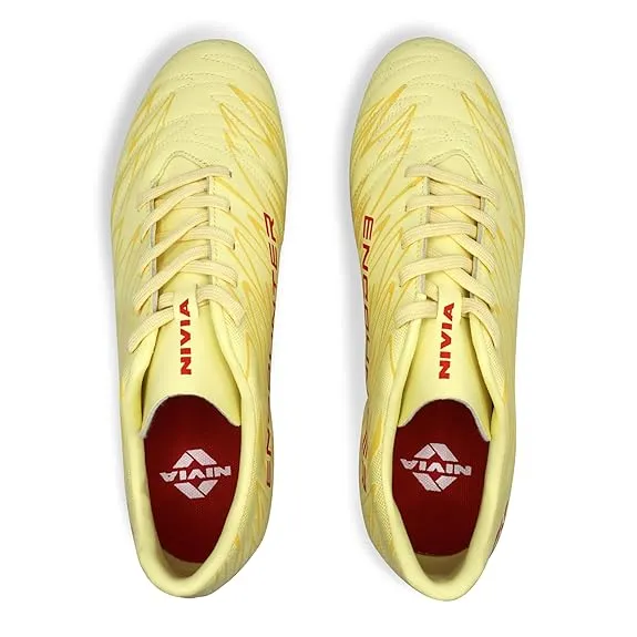 NIVIA ENCOUNTER FOOTBALL SHOES (CREAM) (Shoe 09-UK KID (18.5CM))