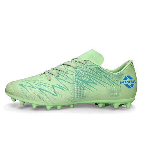 Nivia Encounter Football Shoes (PISTA GREEN) (Shoe 09-UK KID (18.5CM))