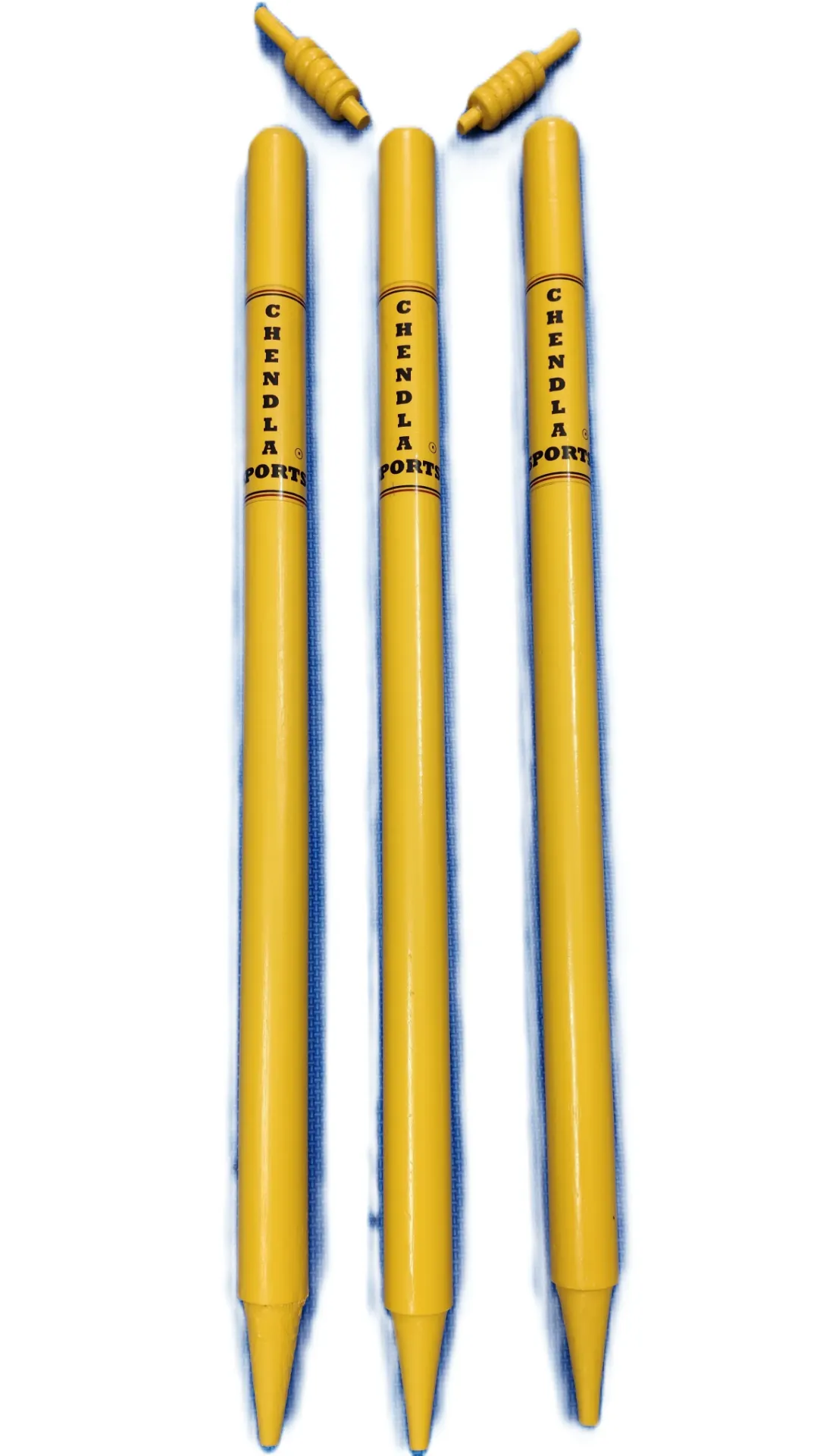 Chendla cricket stumps (yellow)