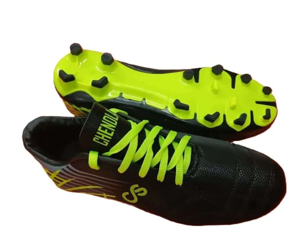 Chendla Football Shoes (Blue/Orange)