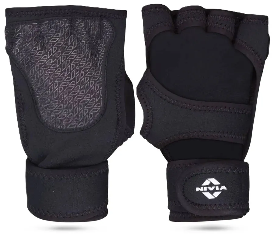 Nivia Pro-Grip Gym Gloves (M)