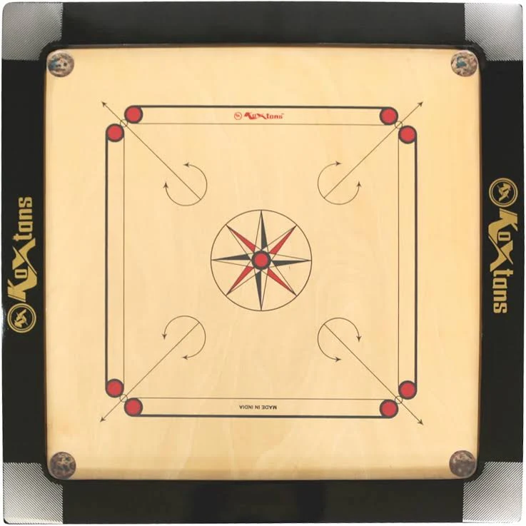 KOXTONS PREMIUM INDIAN PLY CARROM BOARD (FULL SIZE )