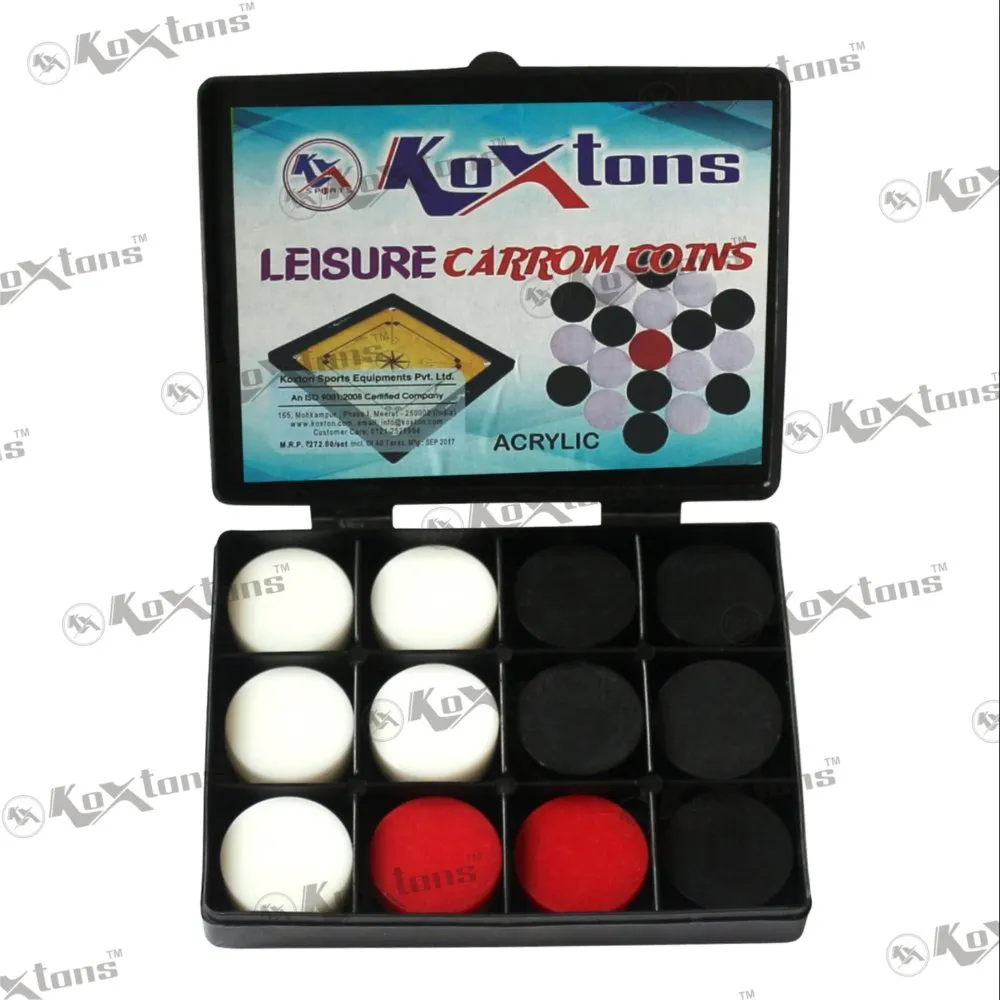 KOXTONS LEISURE ACRYLIC CARROM COINS