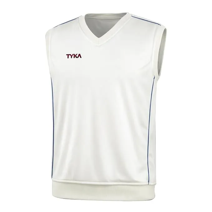 TYKA SLEEVELESS CRICKET PULLOVER SWEATER